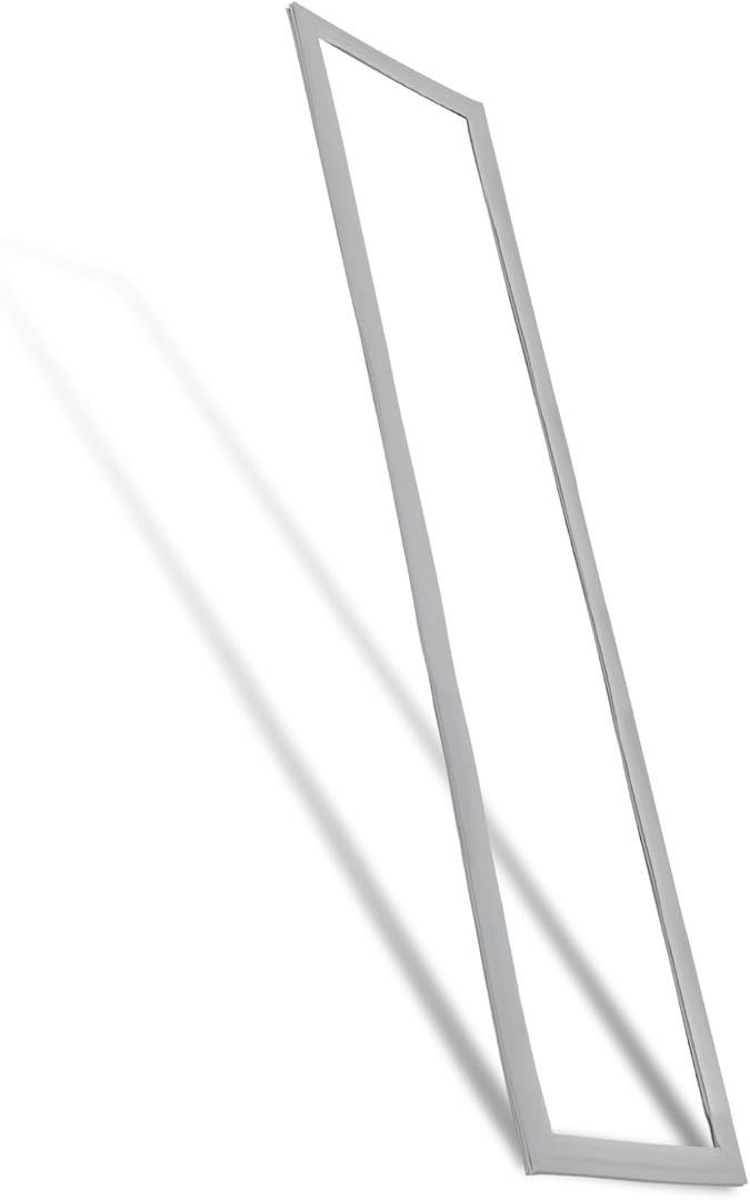 241786006 Freezer Door Gasket, Compatible with Frigidaire, Kenmore, Electrolux, Crosley brands, 63x14 Inch Refrigerator Door Seal, Replaces AP4321993, 1379313, AH1991329, White