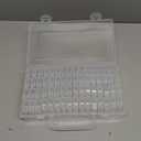 ARTDOT 64 Jars Storage Containers for Diamond Art Kits for Adults, Portable Storage Organizer with Sticker Labels for Diamond Painting Accessories and Tools