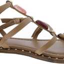 Marc Fisher Women's Yessah Sandal (5.5, Dark Luggage 120)