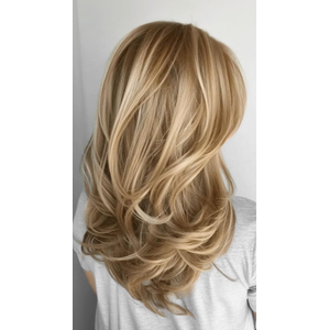 Clip in Hair Extensions 14" Short Curly Clip on Hair Extensions Invisible Lace Weft Natural Soft Hairpieces for Women - Golden Blonde with Highlights