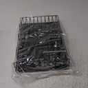 Dish Drying Rack - Small Dish Rack for Kitchen Counter, Stainless Steel Dish Drainer with Utensil Holder and Drainboard (Black)