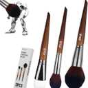 stedi Model Cleaning Brush Kit, Model Hobby Making Tools, 2 Soft and 1 Stiff Figure Duster Brush, Model Dusting Brush for Statues, Gundam, Scale Military Hobby Crafts