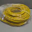 100ft 10 Gauge Outdoor Extension Cord Waterproof with Lighted Indicator,10 AWG SJTW Heavy Duty 15Amp 1875W,3 Prong Cords Flexible Copper Yellow ETL Listed