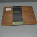 Bamboo Cutting Board, Large Kitchen Chopping Board with Deep Juice Groove & Built-in Handle, Reversible Wooden Charcuterie Board and Serving Tray for Meat, Bread, Fruit, Daily Use, 16110.6''