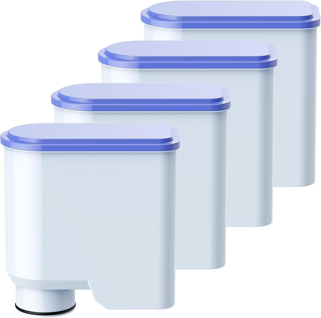 Water Filter for Philips Coffee Machines, 4-Pack Coffee Machines Filter Compatible with Philips, Saeco and AquaClean CA6903, High-Efficiency Coffee Machine Water Filter - Improves Coffee Taste