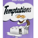 Temptations Classic Crunchy and Soft Cat Treats, Creamy Dairy Flavor, 3 oz. Pouch (Pack of 10)