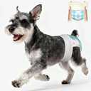 Ambreview Disposable Dog Diapers Female, Just Pull It Up, Doggie Diapers for Female Dogs, Strong Absorbency | Leak Proof, for Dogs in Heat | Elderly | Disabled, XS 10 PCS