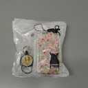Letter H Lanyards for ID Badges,Floral Badge Holder with Lanyard Badge Reel Retractable Keychain ID Name Tag Work Badge Clip for Teacher Women Work Office, Pack of 3