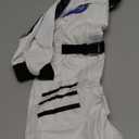 Astronaut Costume for Kids, Space Costume Space Suit for Boys Girls NASA Astronaut Cosplay Role Play Dress Up (3T/100, White)