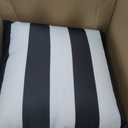 Pack of 2 18x18 Outdoor Pillows, Waterproof Throw Pillows with Inserts, Decorative Patio Pillows for Garden, Couch, Furniture, Sofa, Bed, Living Room(Black and White)