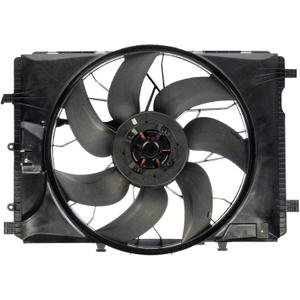 621-373 Engine Radiator Cooling Fan Assembly for Mercedes-Benz C230 C250 C300 C350 C63 AMG E250 E300 E350 E400 E550 GLK250 GLK300 GLK350 CLA250 GLA200 GLA250 CLS400 SLC200, MB3115122 2045000293