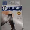 Truform Sheer Compression Stockings, 15-20 mmHg, Women's Knee High Length, Open Toe, 20 Denier, Medium (Nude)