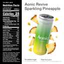 Aonic Revive Electrolyte Drink for Hydration & Recovery, No Added Sugar, Caffeine-Free with Magnesium,B Vitamins Naturally Flavored- 12 Fl Oz Cans (12-Pack), Variety - Pineapple, Raspberry, Orange & Passionfruit