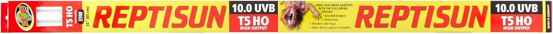 Zoo Med ReptiSun 10.0 HO T5 UVB Lamp, 34" L, 39 Watts