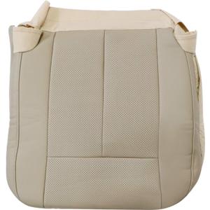 NLQR Front Passenger Side Bottom Replacement Perforated Leather Seat Covers Tan Compatible with Ford Expedition 2007 2008 2009 2010 2011 2012 2013 2014
