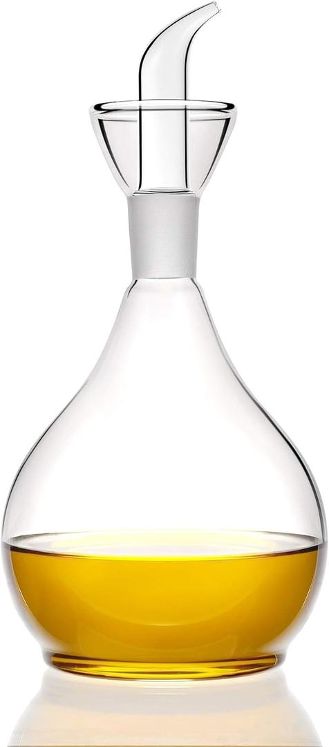 HAIZEEN 31ounce/900ml Olive Oil Dispenser Oil Bottle Glass with No Drip Bottle Spout