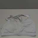 RUNNING GIRL Sports Bras for Women, Medium-High Impact Running Strappy Sports Bra with Removable Pads XL