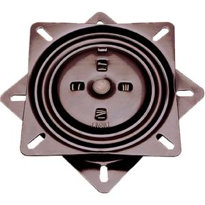 Bar Stool Swivel Plate Replacement - Automatic Return Swivel - 7 Inch Square - Commercial Grade Chair and Stool Replacement Parts - Made in USA