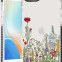 Lotadilo Cute Case for iPhone 7/8 Plus - for Women Girls Kawaii Funny Design Fun Aesthetic Wild Floral Fashion Girly for Teens Pattern TPU Bumper Phone Covers for i Phone 7/8 Plus