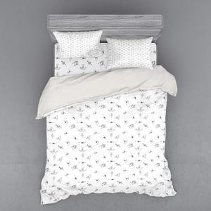 Ambesonne Classical Duvet Cover Set, Monotone Pattern of Repetitive Performing Ballet Dancers Motif, Decorative 3 Piece Bedding Set with 2 Pillow Shams, Queen Size, Pale Grey