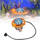 HEEPDD UFO Aquarium Decoration, Suspended Fish Tank Ornament, Underwater Landscape Decor