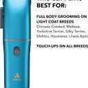 Andis Easy Clip Adjustable Blade Corded Dog Clipper, 11 Piece Kit, Lightweight, Powerful Motor, Blue, 560814