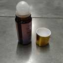 Organic Castor Oil with Rose Quartz Roller, Cold-Pressed Pure Organic Castor Oil Roller Ball for Hair Growth, Eyelashes, Eyebrows & Skin (1.7 FL.OZ)