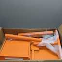 3 Tray Tool Cart with Drawers, 400 LBS Capacity Rolling Tool Carts on Wheels, Heavy Duty Utility Cart with Pegboard, Mechanic Tool Storage Cart for Garage, Warehouse and Repair Shop, Orange