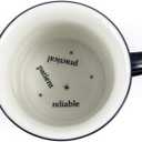 Creature Cups - Taurus Ceramic Mug - 13.5 oz Astrology Coffee Cup with Horoscope Traits Inside