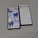 2 Pack Aesthetic Stylish Preppy Bow Phone Case for Google Pixel 7A 5G 6.1",Cartoon Pretty Fashion Girly Passion Bow Pattern Cases for Girls Women,Soft Silicone TPU Protective Cover