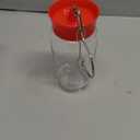 Plastic Hummingbird Feeder - 22oz Leakproof Outdoor, 6 Bee-Proof Ports with Ant Moat, Wide Mouth Easy Clean, Hanging Hook for Trees or Decks