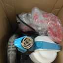 Amazon Basics Upright Bagless Vacuum Cleaner for Carpet and Hard Floors, With Crevice and Upholstery Tools, Detachable Handle, Lightweight (8.4 lbs), 1.7L Dust Cup, 720W, 25ft Cord, Black/White