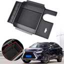 kenddeel Compatible with Center Console Organizer Lexus 2016 2017 2018 2019 2020 2021 2022 RX RX200t RX350 RX400h RX450h Accessories Armrest Box Secondary Storage Box Insert Tray