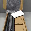 Mobile TV Stand with Upgraded Wheels for 32-75 Inch TVs up to 88 lbs, Height Adjustable Rolling TV Stand with Laptop Shelf, Mobile TV Cart with Heavy Duty Structure for Living Room, Patio, Office