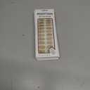 10 x Gloss Nail Strips|Uv Free|22 Pcs,Gel Nail Stickers|Long Lasting Two Weeks and Easy to Apply&Remove|Golden Spot