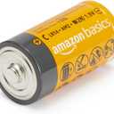 Amazon Basics C Cell Alkaline Long-Lasting All-Purpose Batteries, 1.5 Volt, 5-Year Shelf Life, 8-Pack