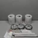 KLSS Oil Rubbed Bronze Pendant Lights Kitchen Island - Clear Glass Pendant Light Fixture Multiple Stems Rods 3 Units 12 Inch 3 Units 4 Inch (3 Pack Oil Rubbed Bronze Downrod)