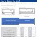 Undermount Drawer Slides 21 Inch 1 Pair, Soft Close Full Extension Drawer Slides Bottom Mount with Rear Mounting Bracket and Locking Devices, Hidden Under Mount Tracks 100lb Load Capacity