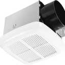 Bathroom Fan with Light And Night Light,130 CFM, 6 Inch Duct | Super Quiet 0.8 Sone,1000lm Dimmable 5CCT LED Light,Easy to Install,No Attic Access,ETL Certified,White