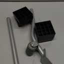 Furniture Lifter Tool, Appliance Furniture Metal Lifters for Heavy Furniture Movers Sliders Wheels Easily Safe to Move Sofa Refrigerator Washing Machine (1 Lifter Tool 4 Raise Blocks) Grey (Grey-22 IN)