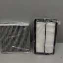 Cabin & Engine Air Filter Combo Fit for Honda CR-V CRV CR V 2012 2013 2014 L4 2.4L Activated Carbon Cabin Filter Replacement Air Filter CF10134 CA11258 Car Accessories