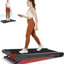 Sperax Walking Treadmill Pad with APP, 3 in 1 Under Desk Treadmill, 400W Low Noise Walking Vibration Pad with Remote Control,Portable Treadmills for Home Office (manual 10% incline)