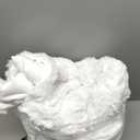 Fluffy Throw Bubble Blanket Queen Size - Faux Fur Throw for Couch or Bed - Plush Soft Extra Thick Faux Fur Rabbit Blanket - Comfy, Warm & Breathable - Luxury Minky Tie Dye Bedding - 90" x 90", White