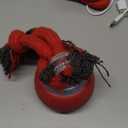 Potaroma Interactive Dog Ball Toys Touch Activated, Rechargeable, Squeaky Dog Toy, Moving Ball for Pup with Rope for Medium Small Dogs Puppy Dark Red