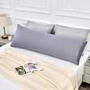 Warmstar Cotton Body Pillow Cover 1 Pack, 600 Thread Count Body Pillow case 20"x54", Long Body Pillow Case Cover Soft Breathable with Envelope Closure,Green