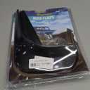 2 PCS Car Mud Flaps, Splash and Stain Resistant Tire Splash Guard, 8.27 x 12.6In Front Side Decorative Tire Splash Guards, for Most Sedans (Black# S)