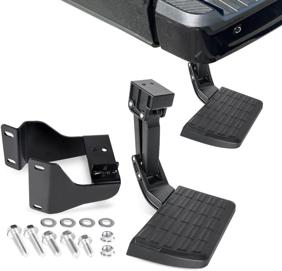 Rear Bed Step Bumper Steps for Pickup Truck 2015 2016 2017 2018 2019 2020 Ford F150 Accessories,Replaces 75312-01A(2015-2020 F150)