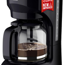 Mueller 12-Cup Drip Coffee Maker - Borosilicate Carafe, Auto-Off, Reusable Filter, Anti-Drip, Keep-Warm Function, Clear Water Level Window Coffee Machine, Kitchen Essentials & Accessories