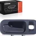 A-Premium Rear Left Driver Side Interior Door Handle Compatible with Honda Civic 1992-1995, Odyssey 1995-1997, Gray, Replace# 72660-SR4-J02ZB