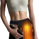 Hip Heating Pad for Pain Relief, Heating Pad for Hip & Sciatica Pain Relief Devices, Wearable Hip Massager with Heat, Thigh Massager and Sciatica Brace for Legs and Thighs